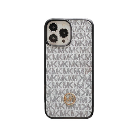 Luxuriöse iPhone-Hülle Braun-MKK240603