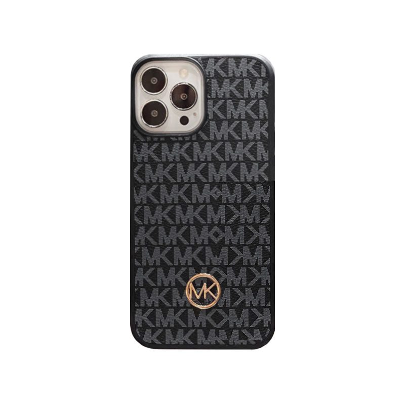 Luxuriöse iPhone-Hülle Braun-MKK240603