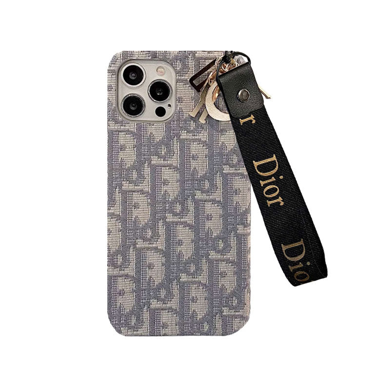 Mote iPhone-deksel med stropp Svart-GS240315