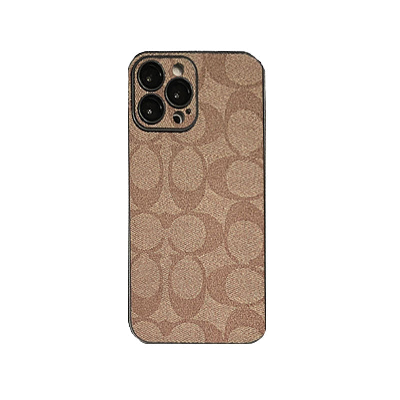 Custodia classica per iPhone Marrone -QB240402