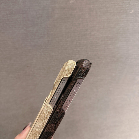 Klassisk klassisk iPhone-deksel med kortholder Hvit -JQB240330