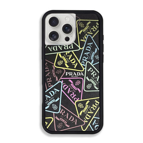 Capa preta luxuosa para iPhone