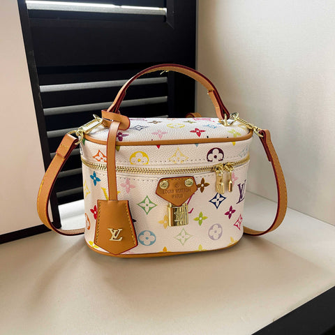 Bolso de mano Box de inspiración vintage – Elegante Tote Box con monograma
