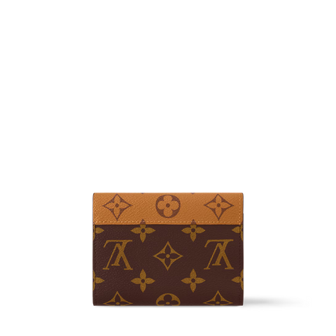 Monogram Envelope Wallet – Compact Zip Card Holder with Elegant Design