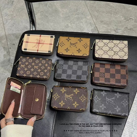 مجموعة المحفظة الفاخرة بسحاب Monogram – Lou، GG، وBBR