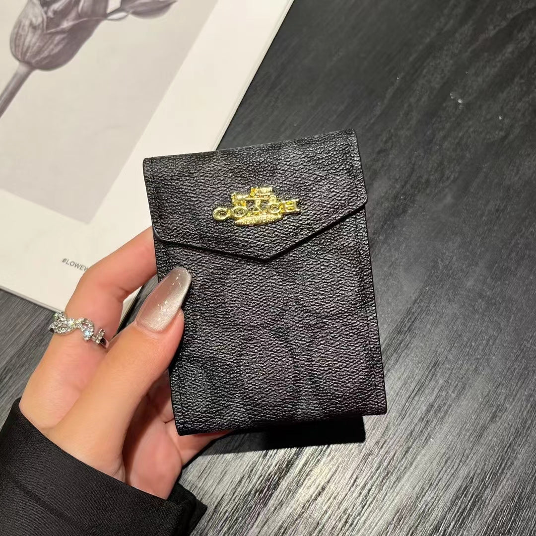 Luxuriöse MK & CO-inspirierte Monogramm-Kartenhalter-Geldbörsen