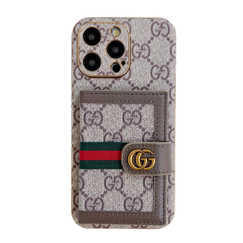 Custodia per iPhone con custodia per carte Premium