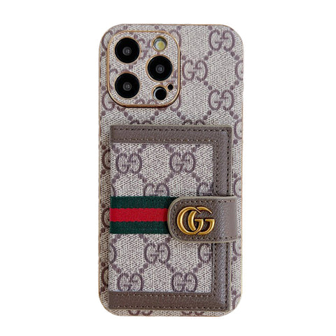 Custodia per iPhone con custodia per carte Premium