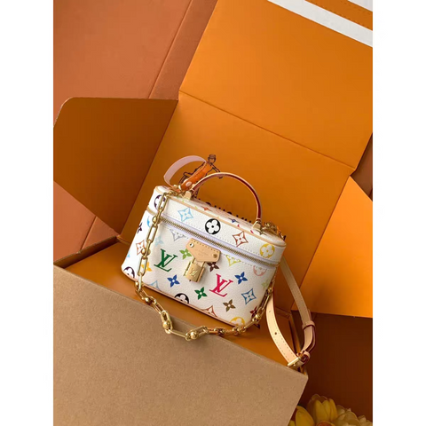 Vintage-inspireret Box-håndtaske – Elegant Monogram Tote Box