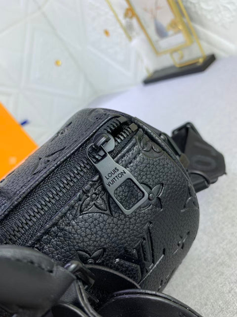 Lou Black 高級レザーバッグ – 多用途、スタイリッシュ、機能的