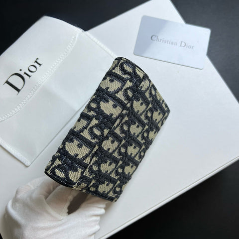 Klassische Mini-Geldbörse aus Jacquard