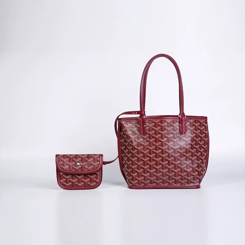 Sac fourre-tout géométrique de luxe parisien – Élégant & Polyvalent 013