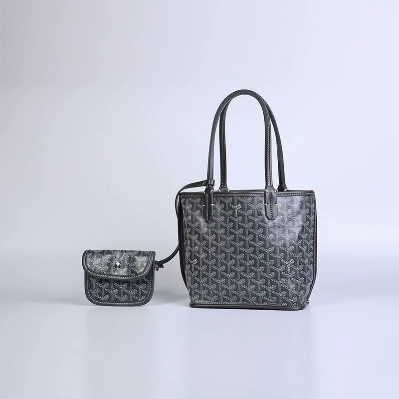 Sac fourre-tout géométrique de luxe parisien – Élégant & Polyvalent 013