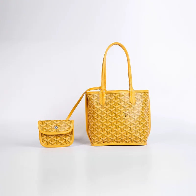 Sac fourre-tout géométrique de luxe parisien – Élégant & Polyvalent 013