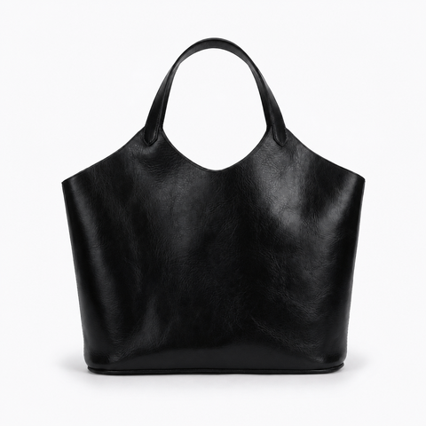 Minimal Leather Tote — Effortless Everyday Style