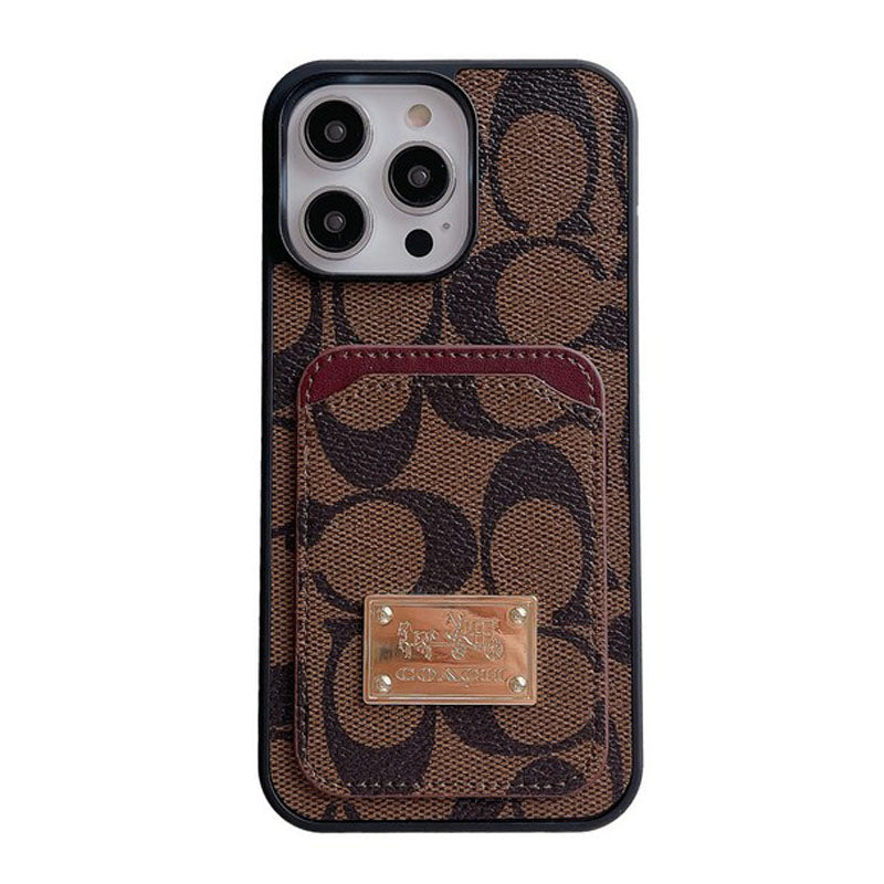Husă clasică pentru iPhone din piele