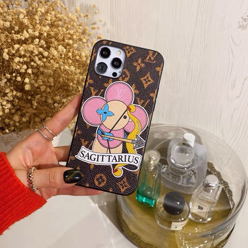 Sagittarius Love Painted iPhone-deksel Spesiallaget