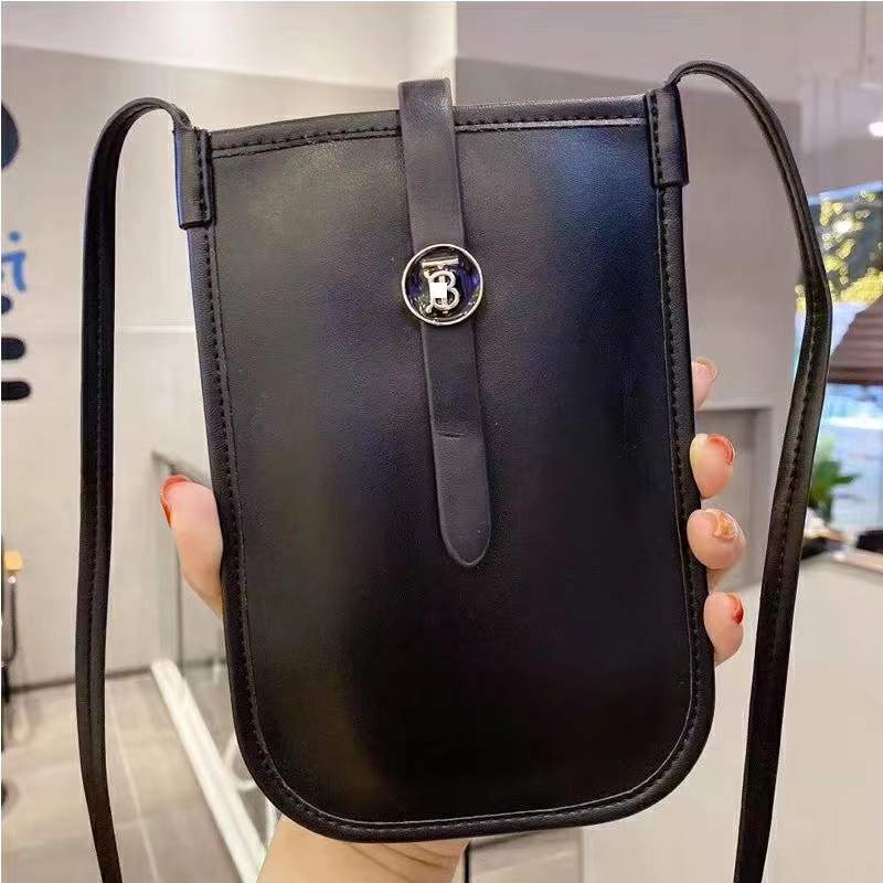 Crossbody lederen telefoontas