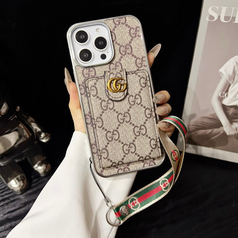 Hochwertige iPhone-Hülle mit Handkette