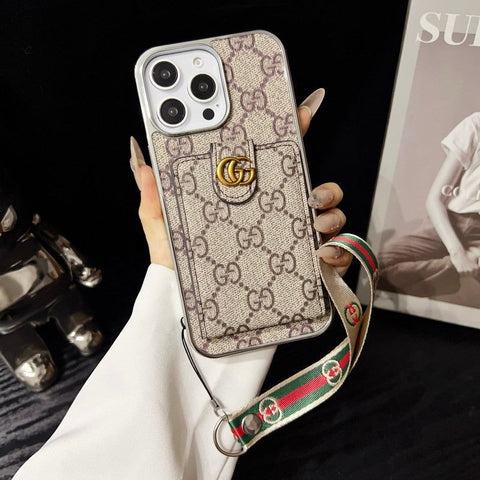 Hochwertige iPhone-Hülle mit Handkette