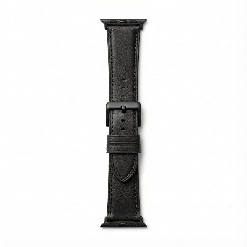 Correa de reloj de cuero de plena flor