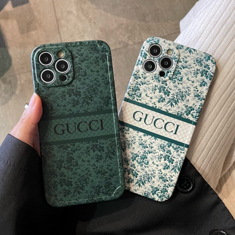 Premium Green Tree iPhone-deksel