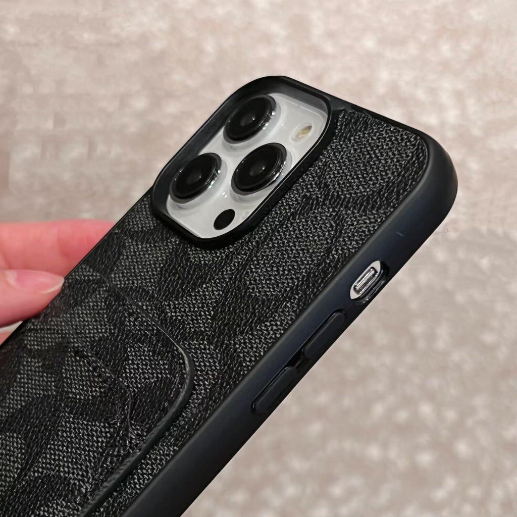 Klasisks Card Bag ādas iPhone korpuss