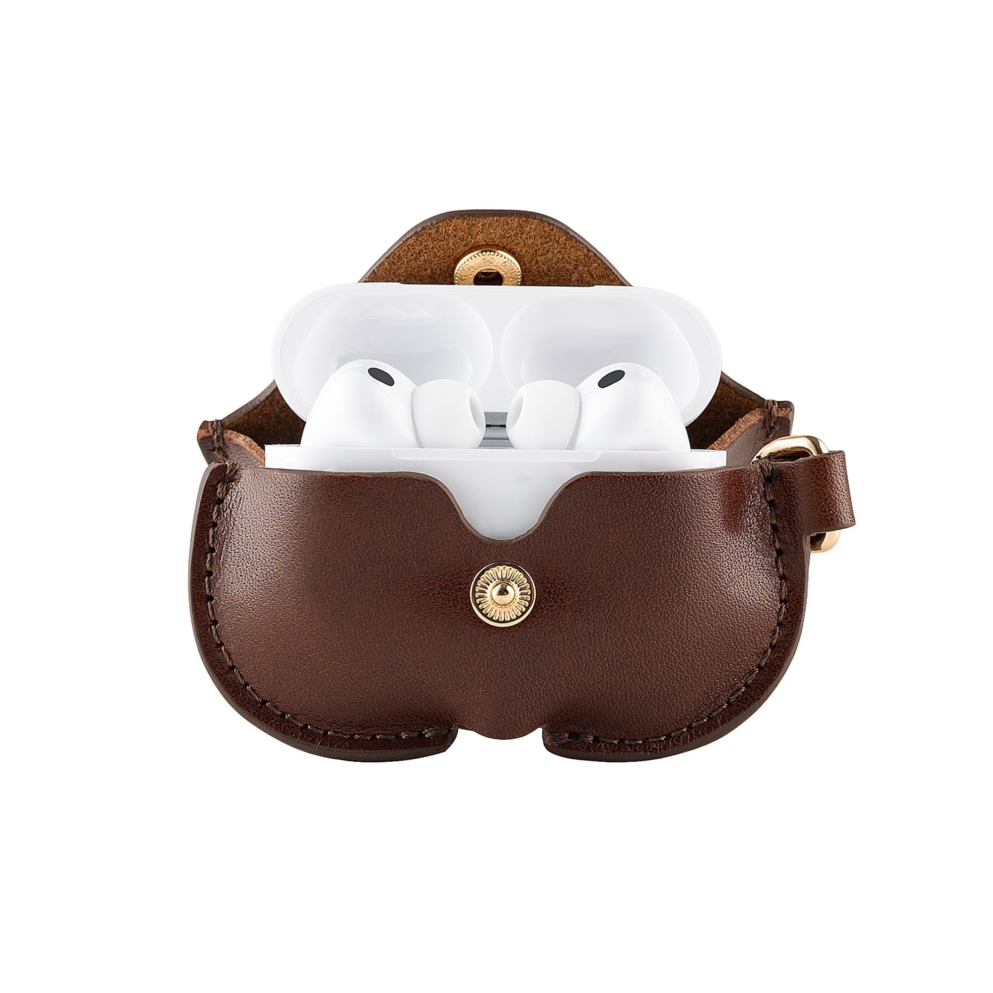 Premium Genuine Leather AirPods Case With Free Leather Lanyard