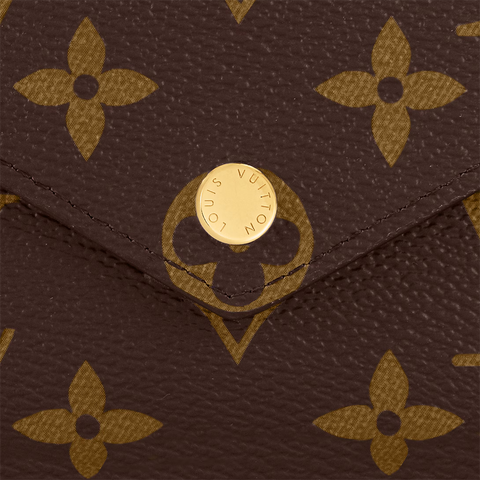 Monogram Envelope Wallet – Compact Zip Card Holder with Elegant Design
