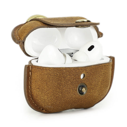 Airpods Pro 2 bőr Airpods tok klipszel