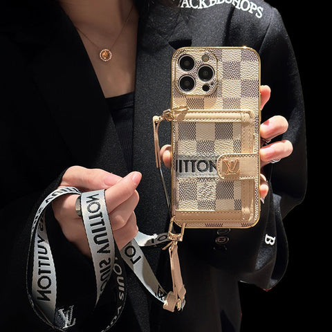Luksusa ķēdes iPhone futrālis