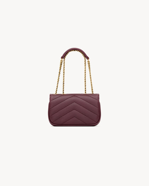 Carteira de bolsa ajustável com mini corrente de couro LY