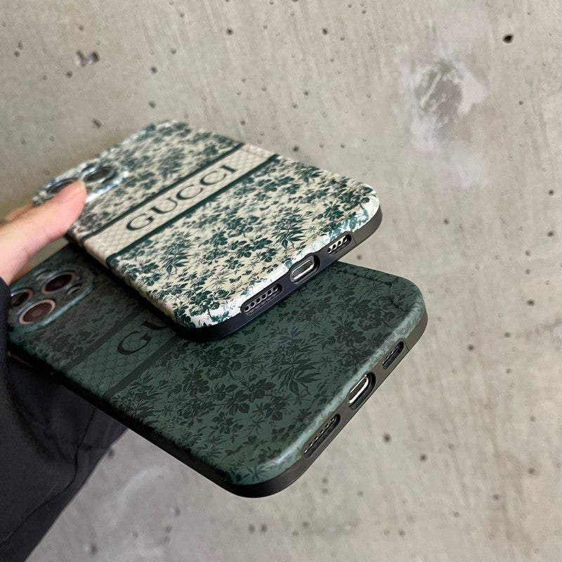 Premium Green Tree iPhone-deksel