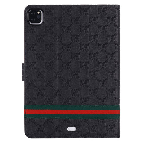 3D Embossing Flip Cover Holster Apple iPad Cases With Stand Function