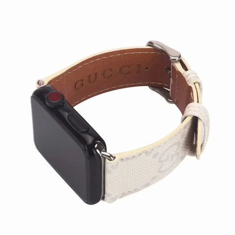 Correa de cuero de alta calidad para Apple Watch.