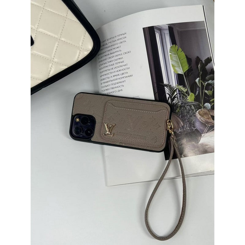 Luksusowe etui na karty w czterech kolorach do iPhone'a