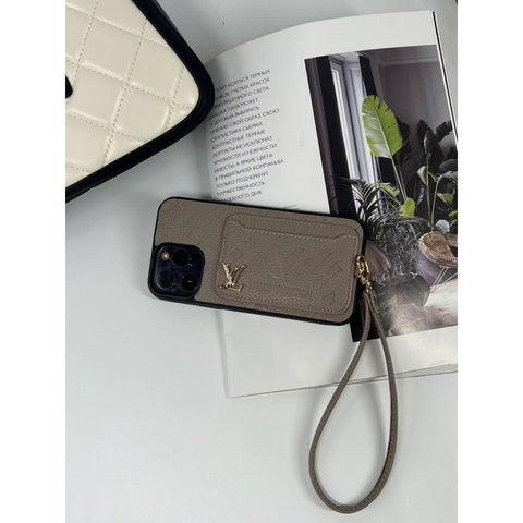 Luksusowe etui na karty w czterech kolorach do iPhone'a