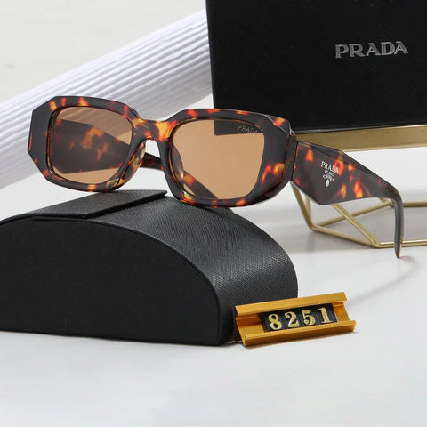 Polygonal Retro Unisex Sunglasses 8251