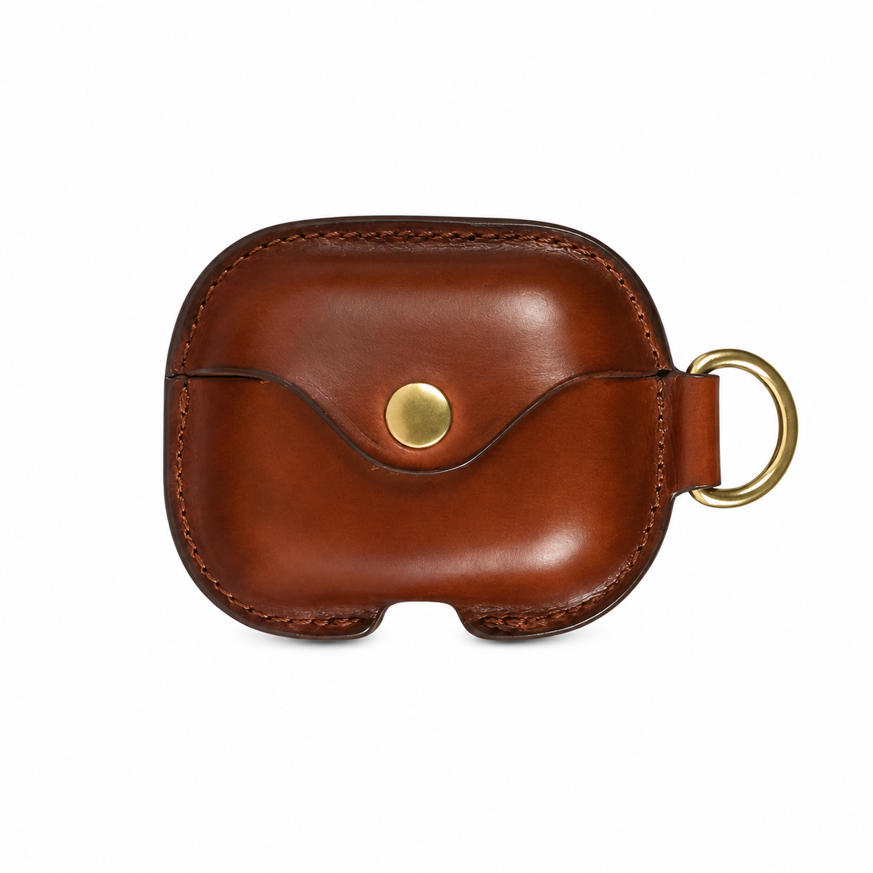 Funda Premium para AirPods de cuero genuino con cordón de cuero gratis