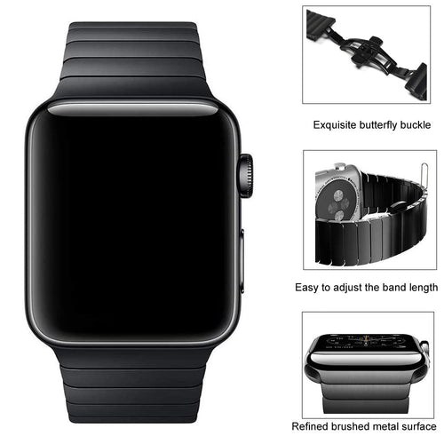 Armbånd til apple watch rustfrit stål