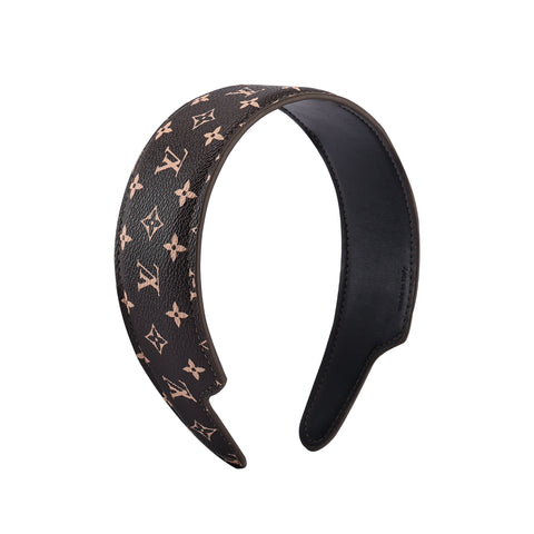 Fascia per capelli in pelle premium L-001