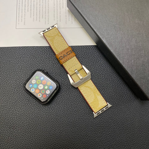 Cinturino in pelle per Apple Watch Coffee-YHK244221710