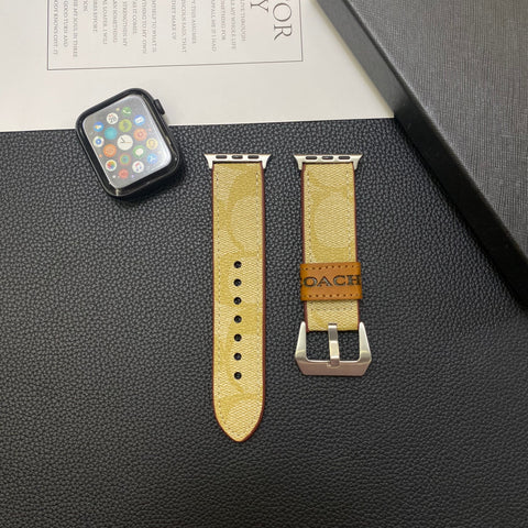 Cinturino in pelle per Apple Watch Coffee-YHK244221710