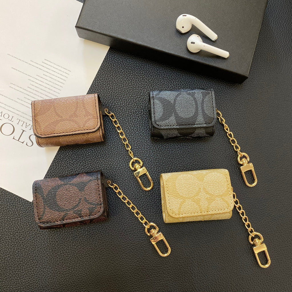 Luxury Classic AirPods Pro Cases Dark brown-YH240425