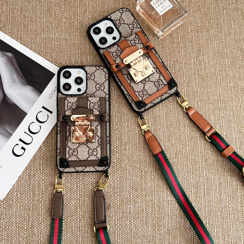 Κλασική θήκη για iPhone με αλυσίδα Premium Card Bag