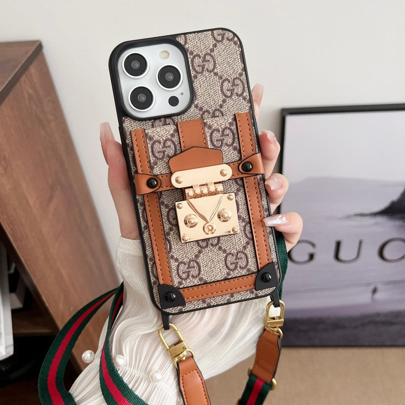Κλασική θήκη για iPhone με αλυσίδα Premium Card Bag