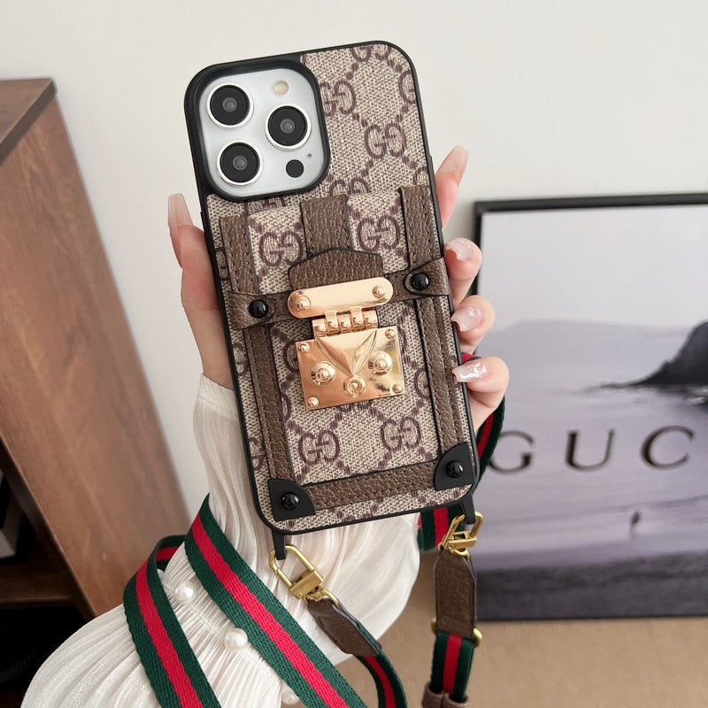 Κλασική θήκη για iPhone με αλυσίδα Premium Card Bag