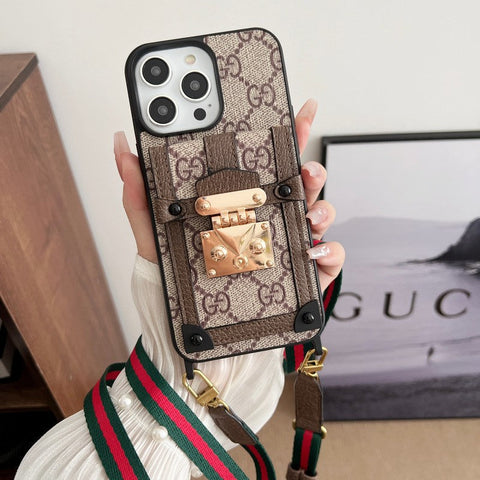 Κλασική θήκη για iPhone με αλυσίδα Premium Card Bag