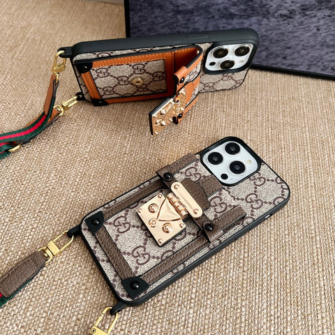 Κλασική θήκη για iPhone με αλυσίδα Premium Card Bag
