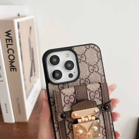 Κλασική θήκη για iPhone με αλυσίδα Premium Card Bag